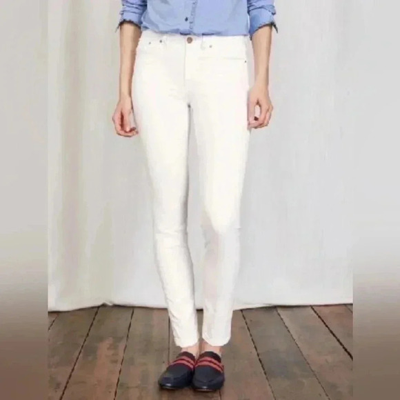 Boden The Soho Skinny Stretch White Jeans - Picture 1 of 10
